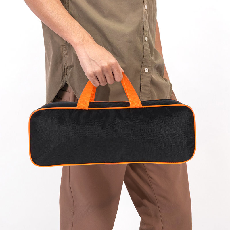 Black and Orange Oxford Cloth Barbecue Tool Storage Bag