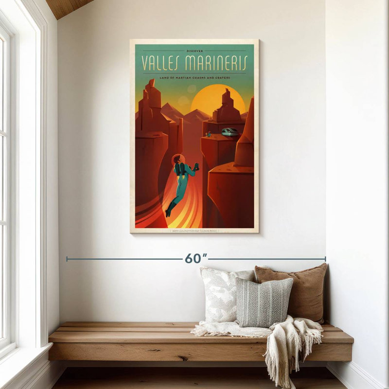 Oberle SpaceX Vintage Print, 45" H x 30" W