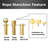VIP Crowd Control Rope Stanchion (2 Posts/Flat Base + 6' Rope)-80154338