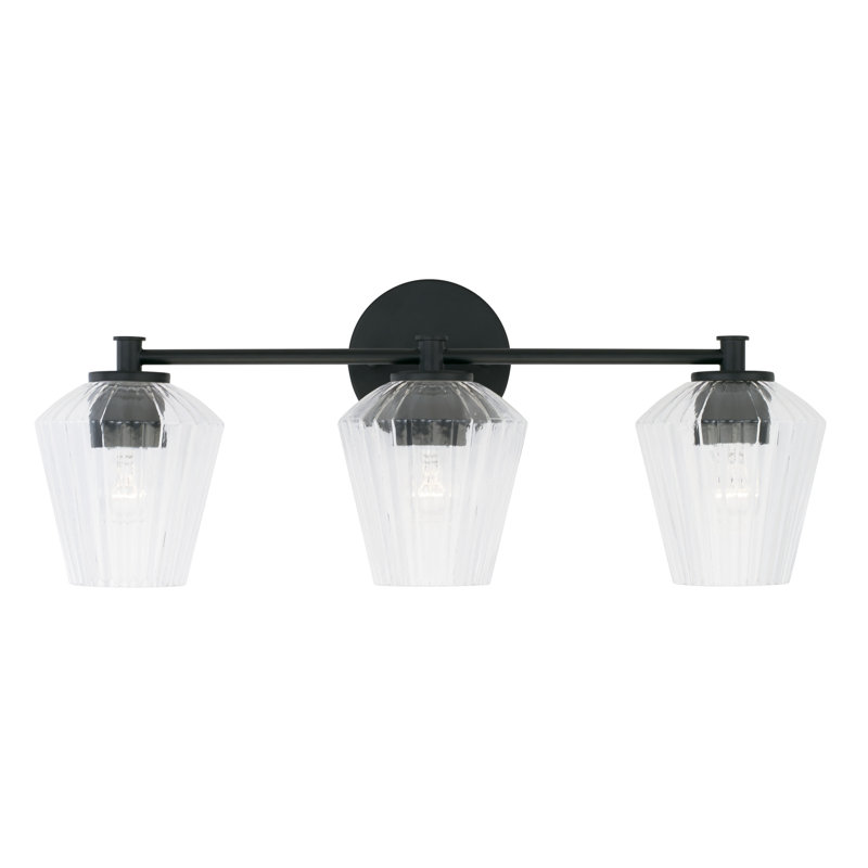 Depner 3 - Light Dimmable Vanity Light, Matte Black