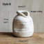 Mori 6.8'' Handmade Ceramic Table Vase