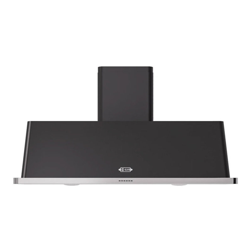 Hotte murale ILVE Majestic II Series 60 pouces avec débit d'air de 600 pi3 / min (blanc), Blanc véritable