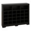 Armoire de rangement moderne à 24 casiers avec armoire incurvée, base polyvalente pour le couloir et le salon Sleek Design-2134634808