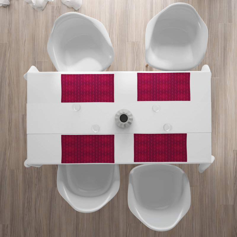 Polyester Abstract Rectangle Placemat