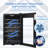 24 Bottles Wine Cooler Refrigerator,Freestanding Compact Wine Fridge with Digital Control for Fridge With 40-66F Digital Temperature Control Glass Door