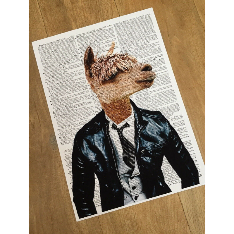 Alpaca Dictionary - No Frame Print