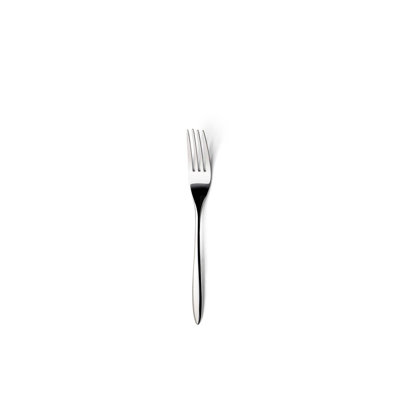Fourchette pour bébé en acier inoxydable Clista | Argent | 6,5 po | Ensemble de 12