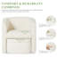 Kyah Upholstered With Footstool Barrel Chair-1462780467