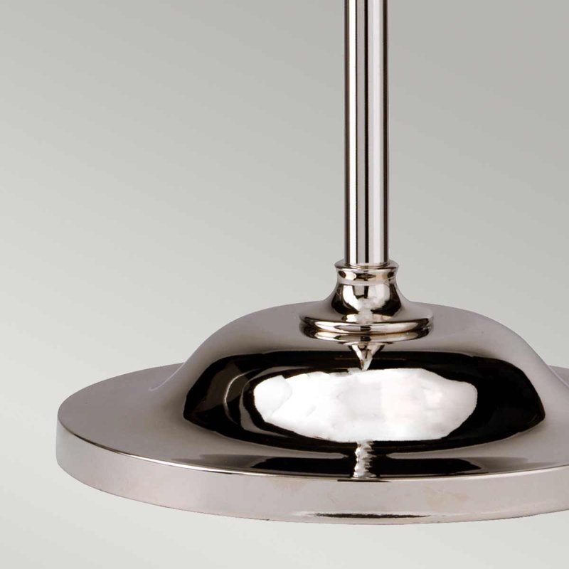 Evie 204cm Accent Floor Lamp, Polished Nickel