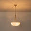 Lustre en verre plissé 3 lumières Classic Glam