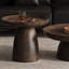 Combinaison de table basse ronde rétro minimaliste-110328981-110328982