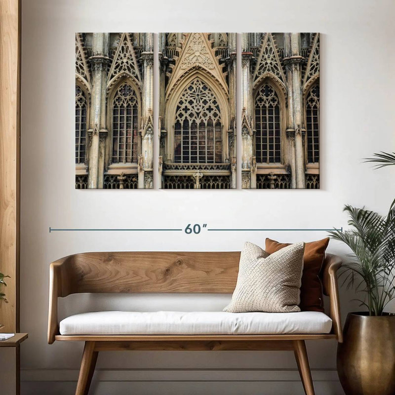 Nicci Windows Of Cologne Cathedral, 32" H x 50" W
