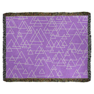 Couverture de coton tissée en triangle dispersable