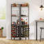 Aljawhara Wine Bottle & Glass Rack-1220968102