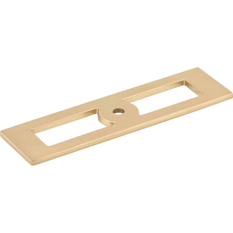 Hollin 4 9/32" Length Rectangle Knob, Honey Bronze