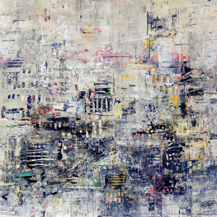 « wé hours », impression sur toile, H 12 po x l 12 po x P 1,5 po, Pas de tapis, Toile tendue
