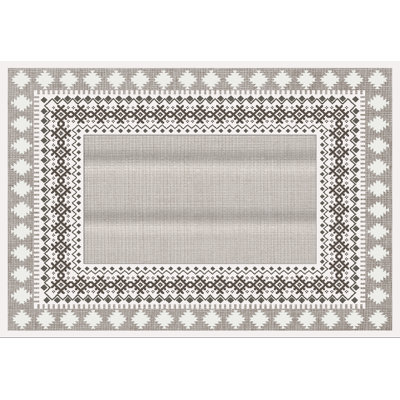 Geometric Tablecloth, Minimalist Gray Diamond Pattern, Rectangular Washable Tablecloth, Perfect for Indoor Dining and Family Gatherings