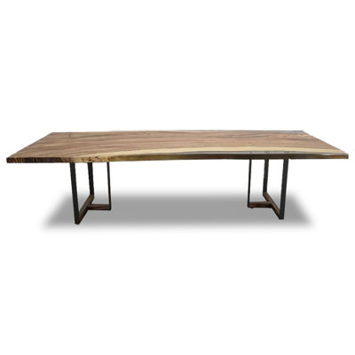 Tuco Saman Rectangle Dining Table – Solid Wood, 12-Person Capacity, 39" X 118"