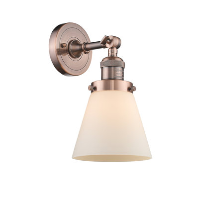 Cone 1 Light Sconce