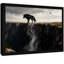 Art noir encadré noir, loups braves-123210502