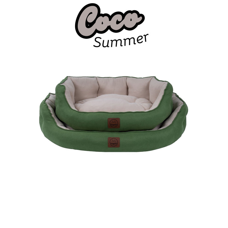 Lit pour animal de compagnie, L 27,6 po x l 23,6 po, Vert