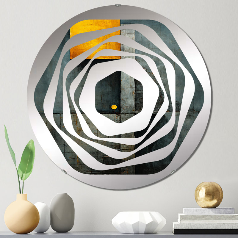 Miroir décoratif Amorphe, 31,4 po x 31,4 po