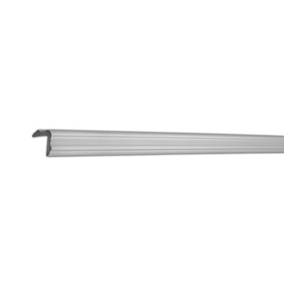 1-1/2 in x 1-1/2 in x 96 in Recycled Polystyrene Plain Corner Angle Moulding Pro PK 64 LF