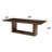 Rectangular Dining Table , Brown Oak