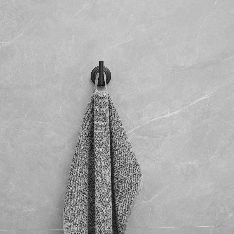 Ensemble de quincaillerie de salle de bain 4 pièces, Noir mat