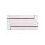 Table de canapé en laque haute brillance l 47,25 po x P 15,75 po x H 29,5 po Mobilya