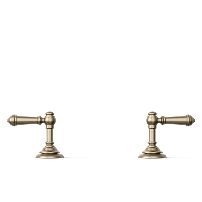 Artifacts® Bathroom Sink Lever Handles, Vibrant Brushed Bronze