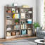 Bibliothèque l 35,4 ", bibliothèque haute moderne en bois-1646158359-1657668169