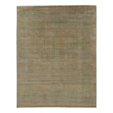 Rug & Kilim’S Modern Rug In Beige, Blue, And Sage Geometric Pattern