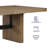 Rickye 78-96" Extendable Oak Trestle Wood Dining Table-1087253451