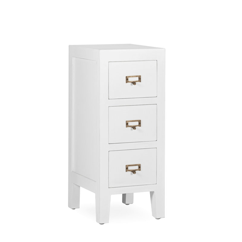 30cm W Solid Wood Bedside Table