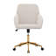 Fauteuil de bureau réglable, chambre à coucher à domicile, fauteuil pivotant ergonomique, siège à dossier, confortable pour les longues séances-124876001