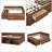 Full Size Storage Daybed with Drawers & Shelves, Walnut (LP102023AAD)-1129972397