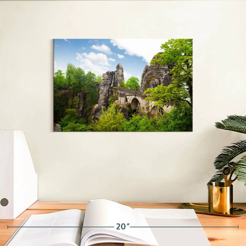 Lilie German Bastei Bridge, 8" H x 12" W