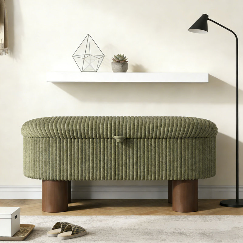 Banc rembourré Modern, Green