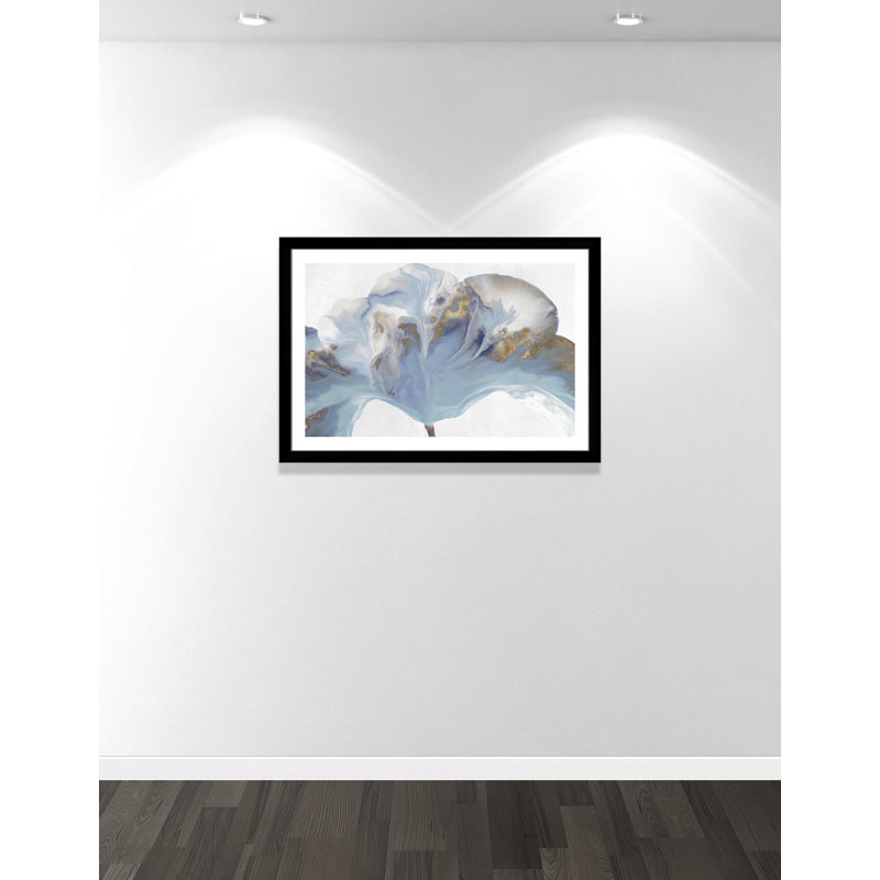 Space Inside " Space Inside I ", 27" H x 37" W x 1.25" D, Matte Black Framed