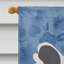 Caniche en polyester à 2 côtés 40 x 28 po standard welcome drapeau maison-957493043