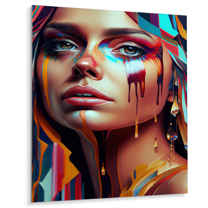 People Wall Decor on Metal, 20" H x 12" W x 1" D