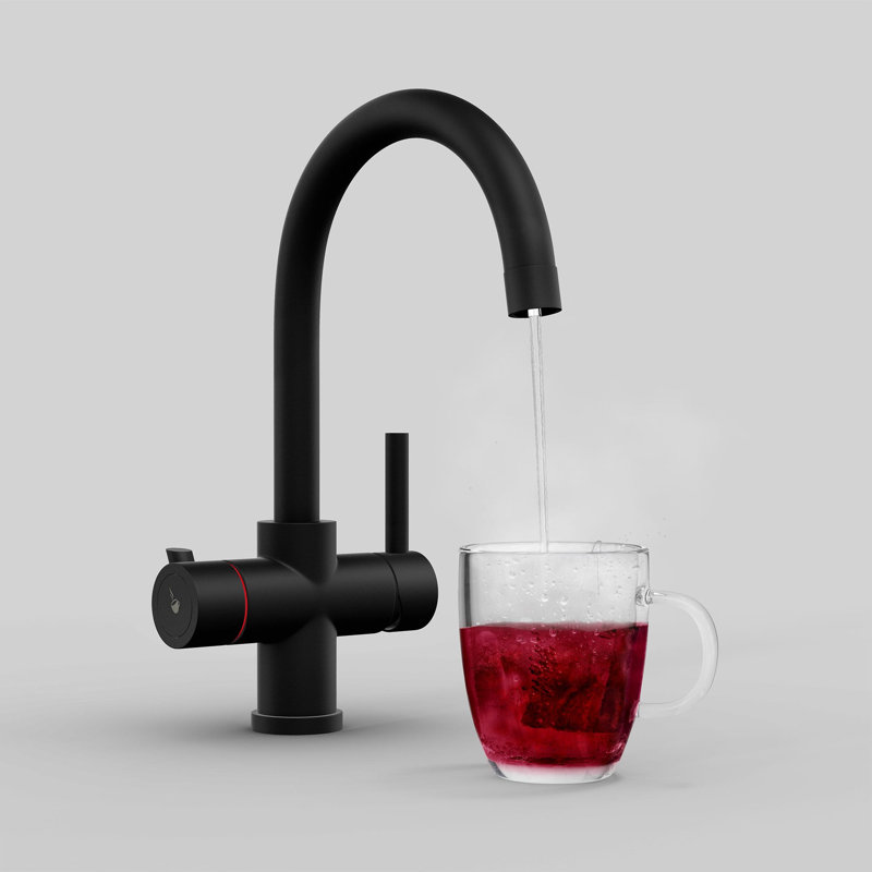 Fohen Touch Kitchen Faucet, Matt Black
