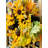 Faux Sunflower Polyester 20'' Wreath