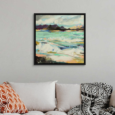 " Surfscape VI " by Karen Fields Painting Print