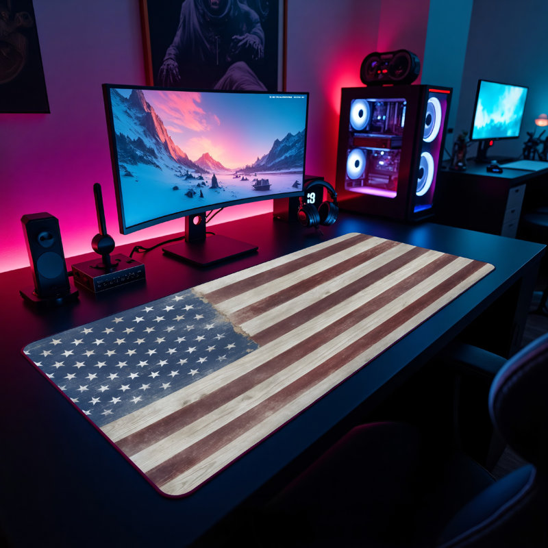 Polyester Desk Pad, 23.6x13.8
