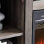 Meuble télé 18 po avec insert de cheminée gris, l 60,74 po x P 14,97 po x H 31,7 po, grand rangement, armoire gérée avec foyer, l 60,74 po x P 14,97 po, H 31,7 po, style classique, grand espace de rangement