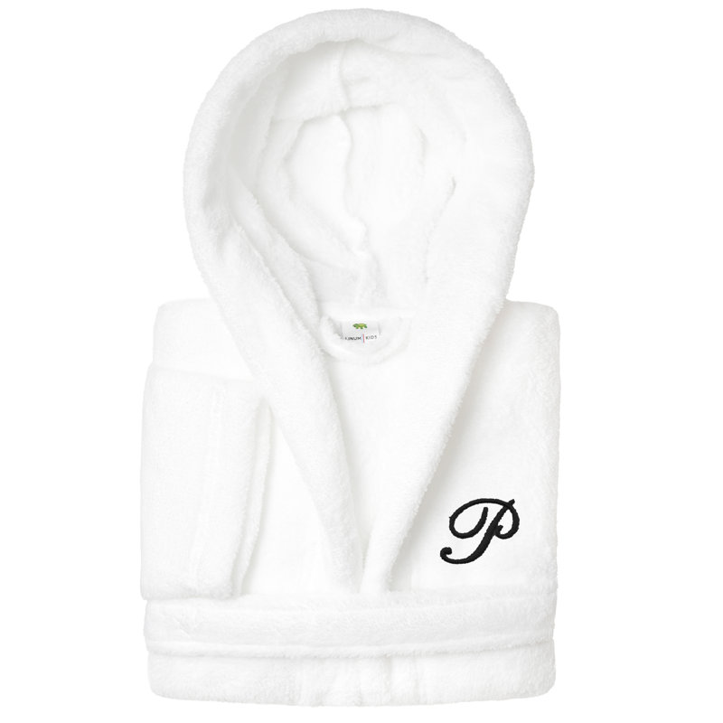 Peignoir à capuche double 100% polyester personnalisé, S, P