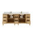 84'' Double Bathroom Vanity with Quartz Top-92504121-89856854