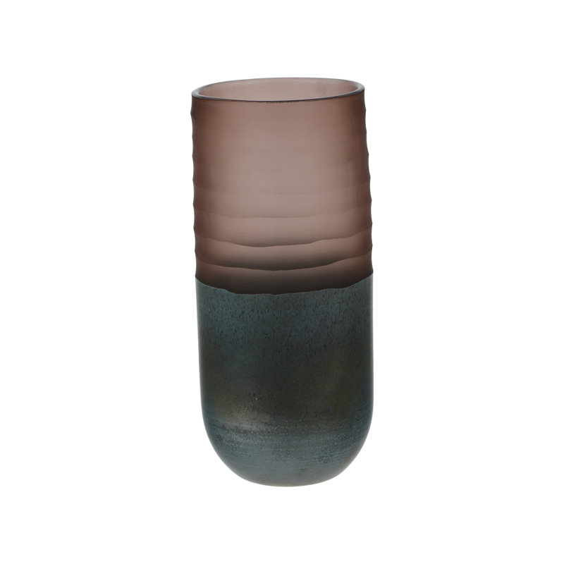 Glass Table Vase, 27cm H x 12cm W x 12cm D